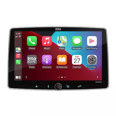 BOSS Audio Elite BECPA9W 9  Wireless Apple CarPlay/Android Auto 1-DIN Car Stereo • $279.95