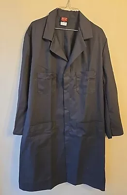 Red Kap Men's Red Kap Lab Coat Charcoal Gray Snap Front Size 42 RG New Without T • $26.99