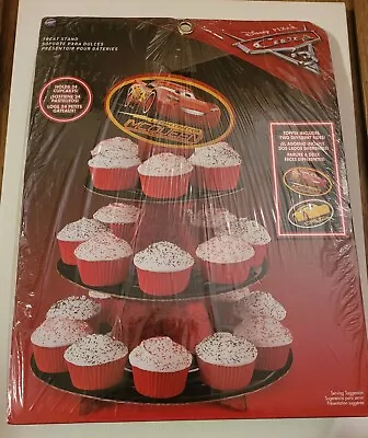 Wilton Disney Pixar Cars 3 Cupcake Stand Assorted Topper Lightning McQueen New • £11.58