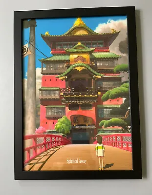 Studio Ghibli SPIRITED AWAY Framed Clear File A4 Hayao Miyazaki Chihiro • $55