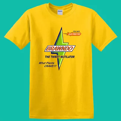 Brawndo Idiocrazy Got Electrolytes 90's Icon Daisy Yellow T-shirt Size S To 5XL • $18.99