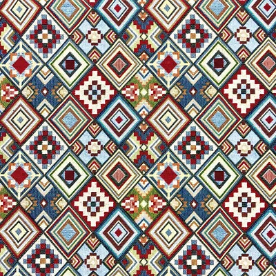 Little Aztec Luxury Weight Tapestry Upholstery Fabric 54  Wide See Our Video • £2.49