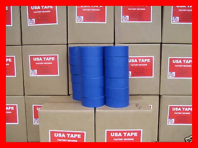 24 Rolls 2  X 60 Yrds Blue Painters Masking Tape Quick Ship USA Made  • $96