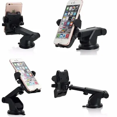 Car Holder Windshield Mount Bracket For Mobile Cell Phone GPS IPhone Samsung • $7.99