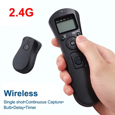 2.4G Wireless Timer Remote For Canon EOS 1100D 650D 600D 550D 500D 60D 70D • $38.99