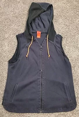 Nike Sleeveless Hoodie Size Large Full Zip Active Workout Athletic Red Tag  • $29.95