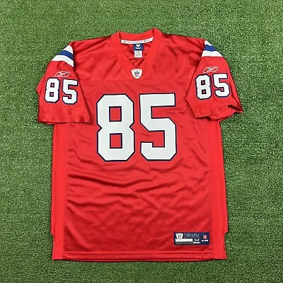 Aaron Hernandez New England Patriots Vintage Authentic Reebok NFL Jersey Size 52 • $559.78
