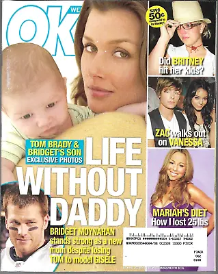 SCARY SPICE - OK Tabloid   Oct 8 2007 - TOM BRADY -  Life Without Daddy  :( • £8.04