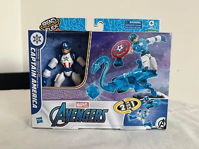 New Marvel Avengers Bend And Flex Captain America Ice Mission Figure  • £8.99
