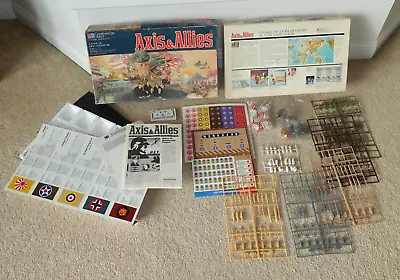 1987 Milton Bradley 2nd Ed Axis & Allies Board Game Cmplt Unp Sealed Bags Mt • $0.99