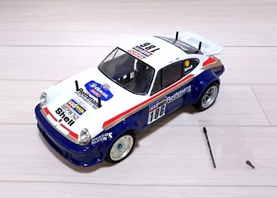 1/10 Tamiya PORSCHE Black Porsche 934 TA02SW Paris Dakar Rally Specification • $902.65