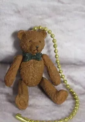 Vintage Jointed Teddy Bear Fan Pull • $9.99