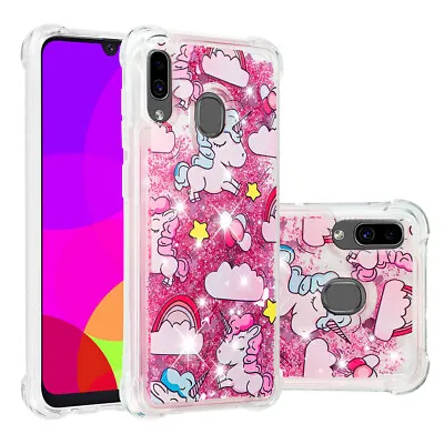 $14.89 • Buy For OPPO A54 A74 A93 A57 5G Patterned Shockproof Glitter Quicksand Case Cover