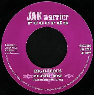 Michael Rose / Jah Warrior - Righteous / Drifter Riddim (7 ) • £15.49