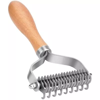£8.99 • Buy Pet Grooming Brush, 2 Sided Undercoat Rake For Dogs & Cats,Safe Dematting Comb