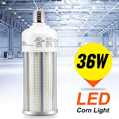 36W LED Corn Lights Bulb E39 Large Mogul Base AC 100-277V Workshop Garage Lamp • $24.59