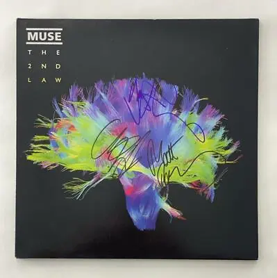 MUSE BAND (X3) SIGNED AUTOGRAPH ALBUM VINYL RECORD THE 2nd LAW MATT BELLAMY JSA • $2199.95