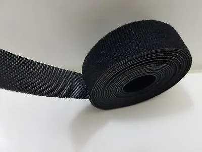 VELCRO® Brand Reusable ONE-WRAP® Hook & Loop Dbl Sided Tape 1  X 5ft  Black • $8.99