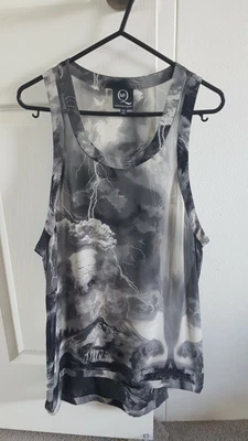 $55 • Buy Alexander McQueen Sheer Tank Top - Will Fit A 10/12 - Worn Once