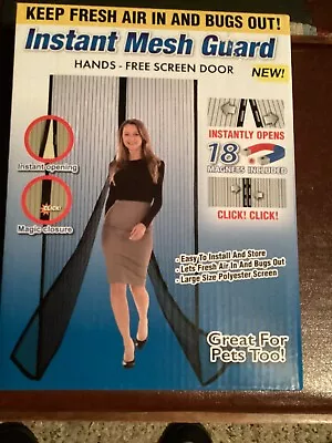 Instant Mesh Guard- Hands Free Magnetic Screen Door • $9.99