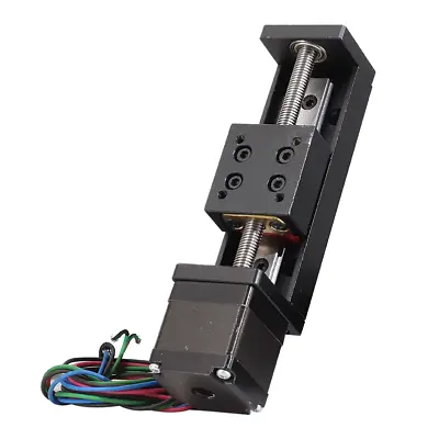 Micro Precision 28 Linear Stepper Motor Guide Slide T-type Electric Rail Moduls • $44.96