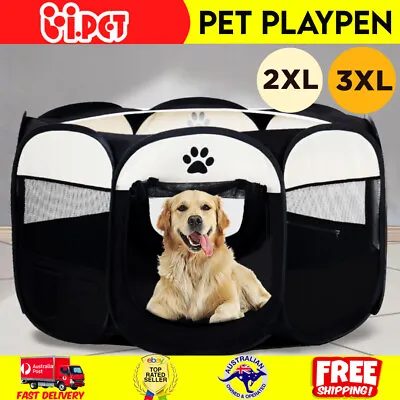 NEW Pet Playpen Puppy Dog Cat Play Pen Crate Cage Enclosure Tent Portable 2X 3XL • $66.22
