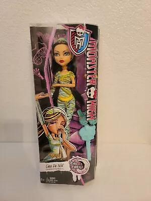 Monster HIGH DOLL CLEO DE NILE DEAD TIRED NIB Box Does Have Some Damage  • $110