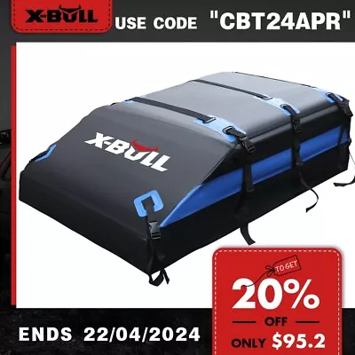 X-BULL Waterproof Car Roof Top Rack Carrier Ravel Cargo Luggage Cube Bag Travel • $119