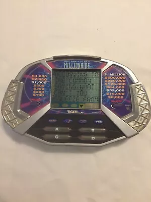 £6.01 • Buy 2000 Tiger Who Wants To Be A Millionaire Handheld Electronic Game