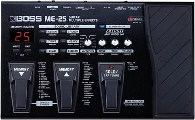 BOSS ME-25 Guitar Multiple Effects Multi Effect Pedal  No Power Supply • $100