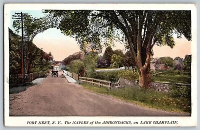 Port Kent NY - Naples Of The Adirondacks On Lake Champlain - Vintage Postcard • $8.49