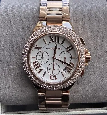 Michael Kors MK 6995  Chronograph Rose Gold-Tone For Woman • $120