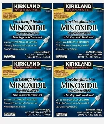 Kirkland Minoxidil 5% Extra Strength 24 Months Men Hair Regrowth Solution 05/25 • $104.99