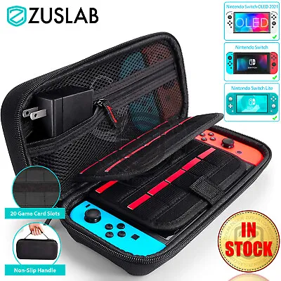 $19.95 • Buy For Nintendo Switch Oled Lite Carry Case Bag Protable Storage Shockproof Cover
