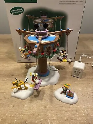 Dept 56 Christmas Swinging Disney Mickey Fab Five North Pole Working • $279.99