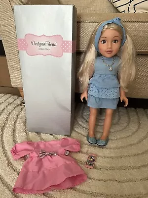Design A Friend Doll PHEOBE IN BOX Incl Bracelet Head Band Extra Dress +Mobile • £15