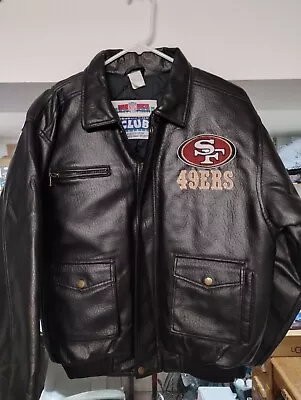 Vintage NFL Kids Touchdown Club San Francisco 49er Jacket Size L • $55