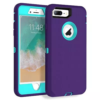 MXX IPhone 8 Plus Case  7+  6+ Heavy Duty Case With Screen Protector 4 Layers] R • $60.59