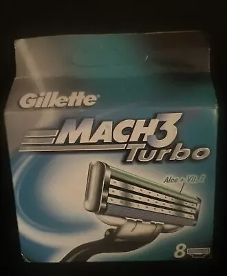 Mach3 TURBO 8 Cartridges Blades Refills Shaver Mach3 Razors Gillette • $34.17