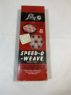 Vintage Lily Speed-O-Weave Art 717 Adjustable Weaving Loom - Made In USA • $15.95