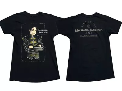 Vintage OG 93' Michael Jackson Dangerous Tour Tee Shirt Cotton Unisex Tee S-3XL • $9.99