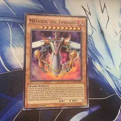 Yugioh! Metaion The Timelord LC5D-EN228 Super Rare 1st Edition NM/M • $1.99