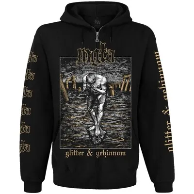 Mgla  Glitter & Gehinnom   Hoodie Zip Up Sweatshirt Black Dark Throne Venom • $58.66