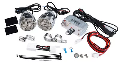 Motorcycle Audio System 600 Watts Chrome Speakers • $219