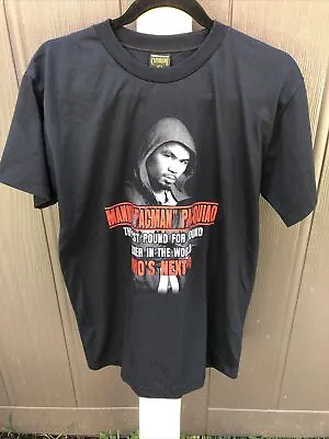 Boxing Manny Pacquiao Who’s Next T-Shirt Graphic Tee T-shirt Men’s Size Large • $39.99