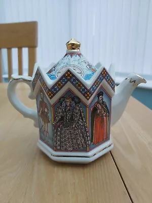 James Sadler Teapot Depicting Elizabeth I &the Spanish Armada (Reg Design) • £20