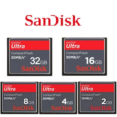 SanDisk 4GB 8GB 16GB Compact Flash CF 30Mb/s Ultra CF Memory Card • $16.28