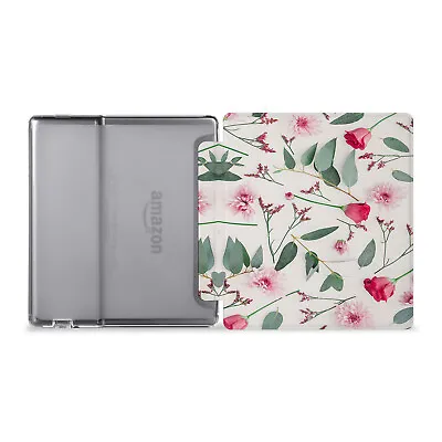 $24.99 • Buy Pink Flower Flip Case Cover For Amazon Kindle Oasis 7 Inch 2022
