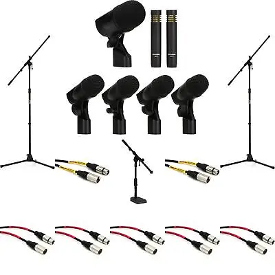 PreSonus DM-7 Drum Microphone Set Bundle With Stands And Cables • $613.77