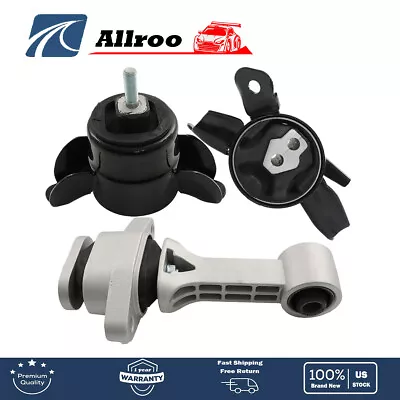 For Hyundai Accent Elantra Kia Forte Rio 3 Pcs Engine Motor & Trans Mount • $55.09